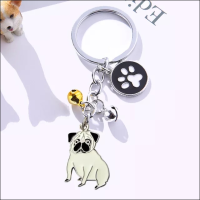 Pug Key Chain