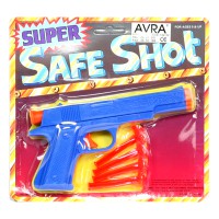 Πιστόλι Safe Shot 17εκ. με βελάκια βεντούζες - 000615