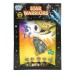 Διαστημόπλοιο Star Warrior μινιατούρα 8εκ. με ρομποτάκια σε 3 χρώματα - 010461
