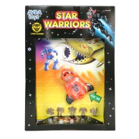 Διαστημόπλοιο Star Warrior μινιατούρα 8εκ. με ρομποτάκια σε 2 χρώματα - 010461