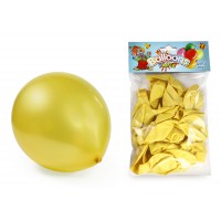 Μπαλόνια ΜΕΤ 12 κίτρινο - 010904-Y