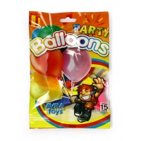 Μπαλόνια, μεσαίο μέγεθος 15 τεμ. - 008147