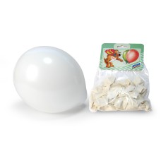 Μπαλόνια DEC 10 λευκό - 003630-W